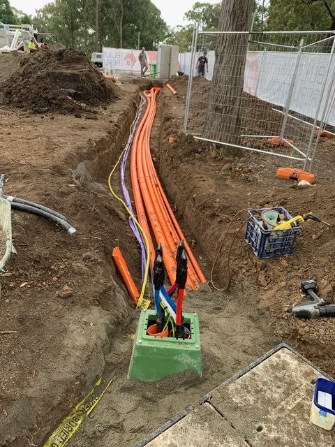 Underground Cable Pit Installation